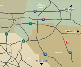 Nandina Freeway map